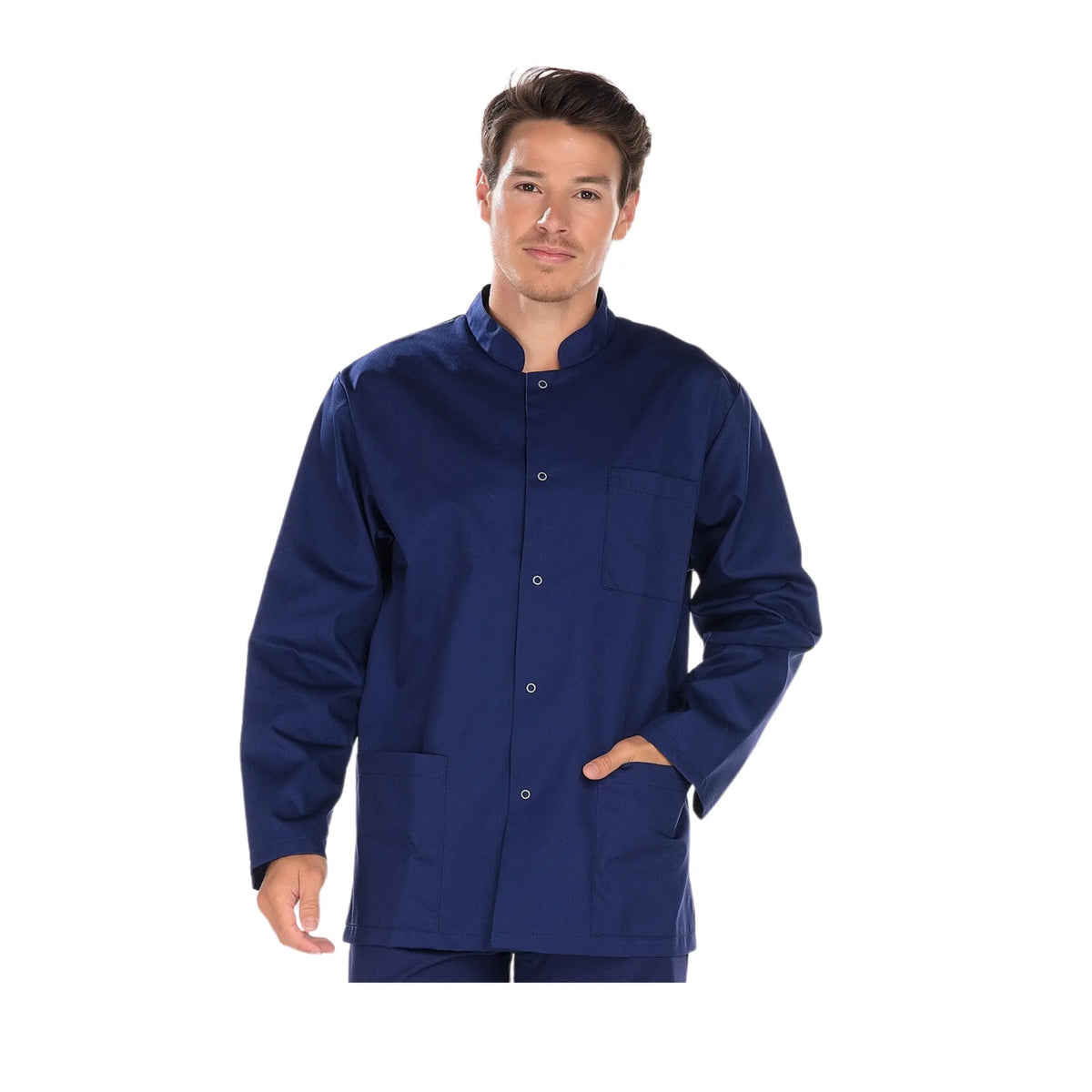 Simon - Tunic - Long sleeves - Men - 75 cm My Blouse  Navy-T6-XXXL