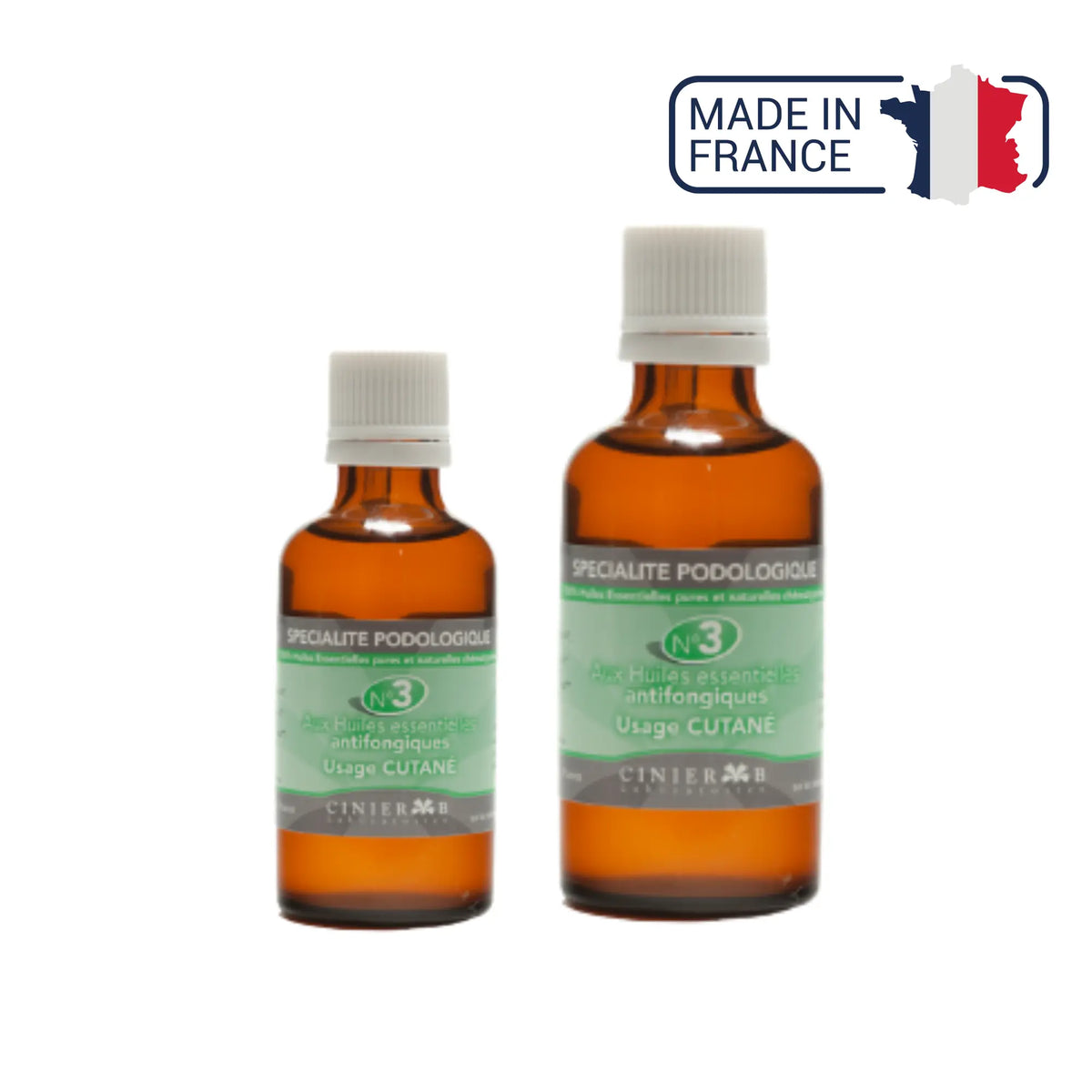 Specialty No. 3 Cutaneous Antifungal - 2 capacities - 100% HE Oil - Laboratoires Cinier B Laboratoires Cinier B 