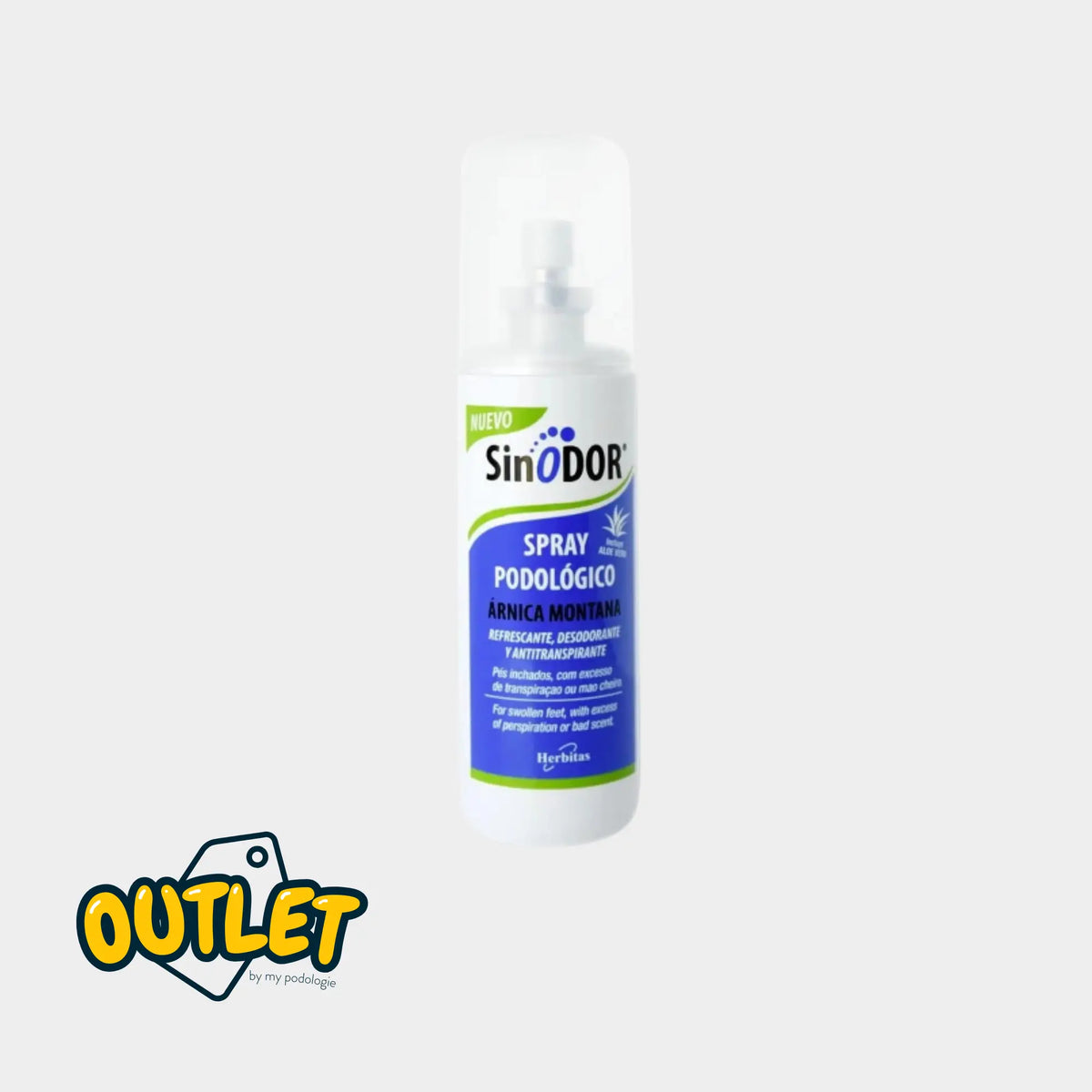 SinODOR Podiatry Spray - 100 ml - Herbitas // Short date Herbitas 
