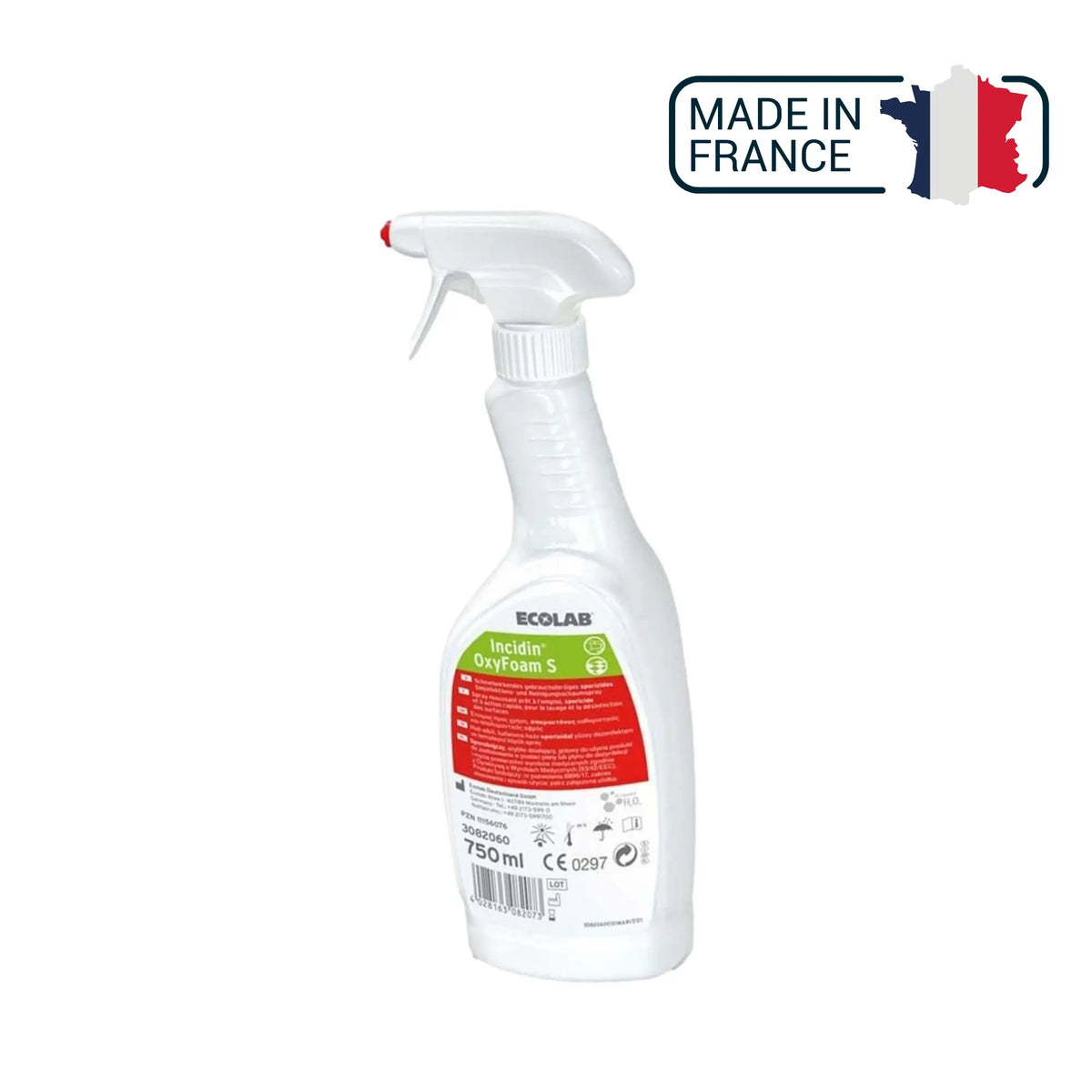 Incidin OxyFoam S foaming spray - 750 ml - ECOLAB - My Podology