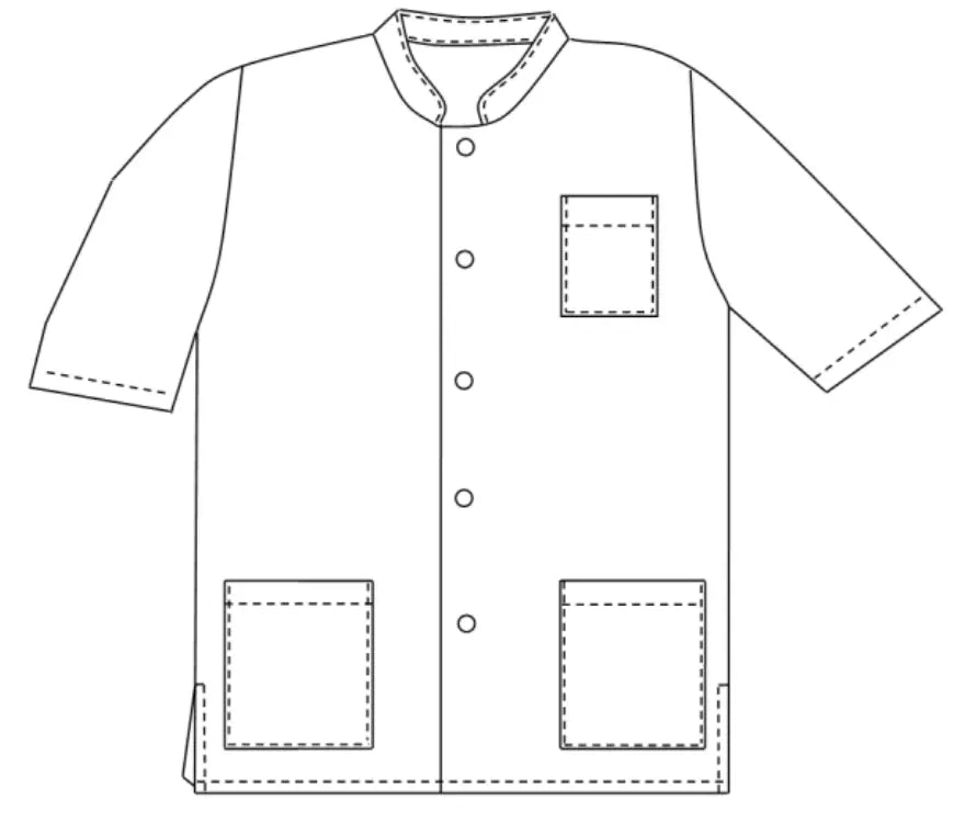 Stéphane - Blouse 3/4 - Manches courtes - Homme - 85 cm My Blouse 