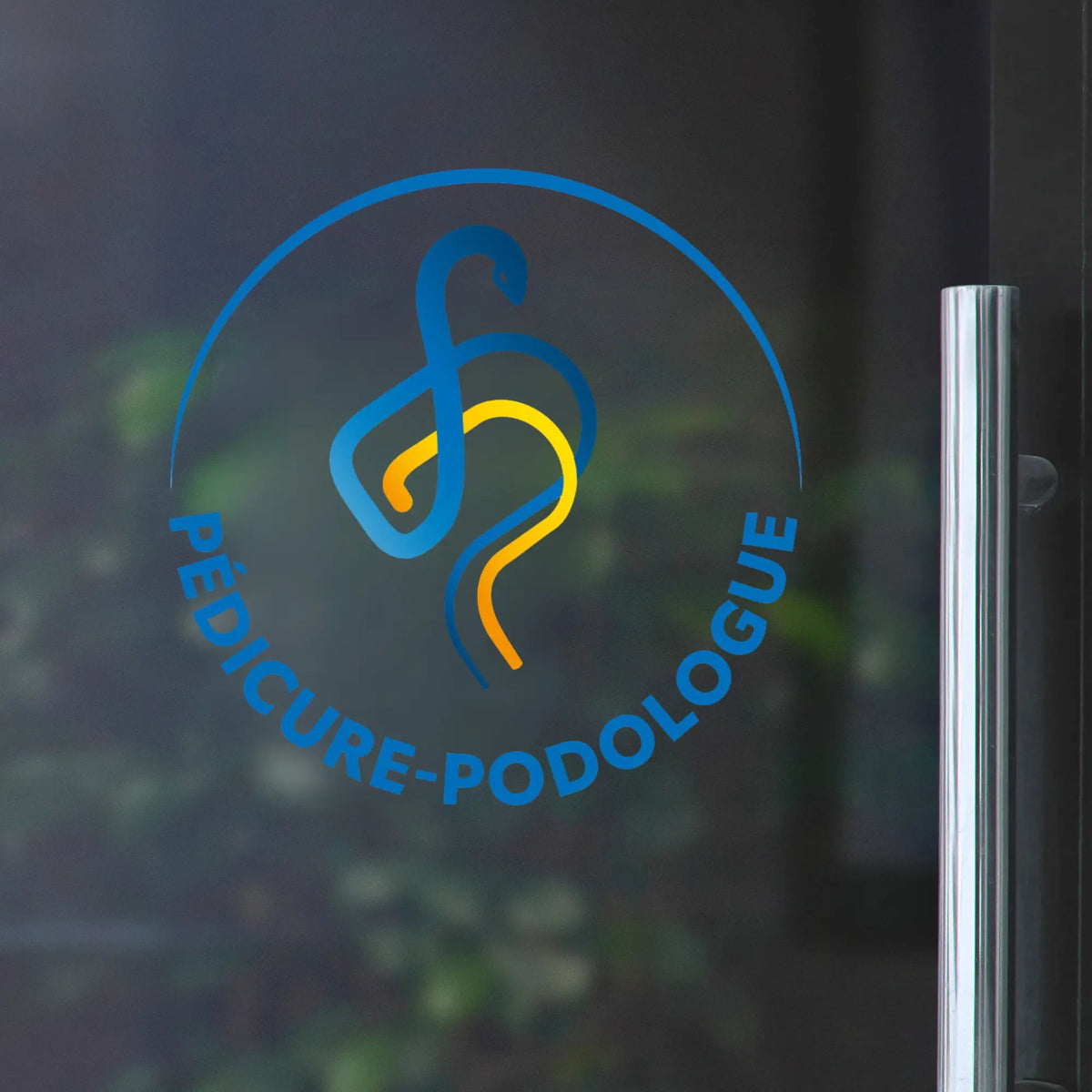Window sticker Pedicure-Podologist ONPP - For your podiatry practice My Podologie 