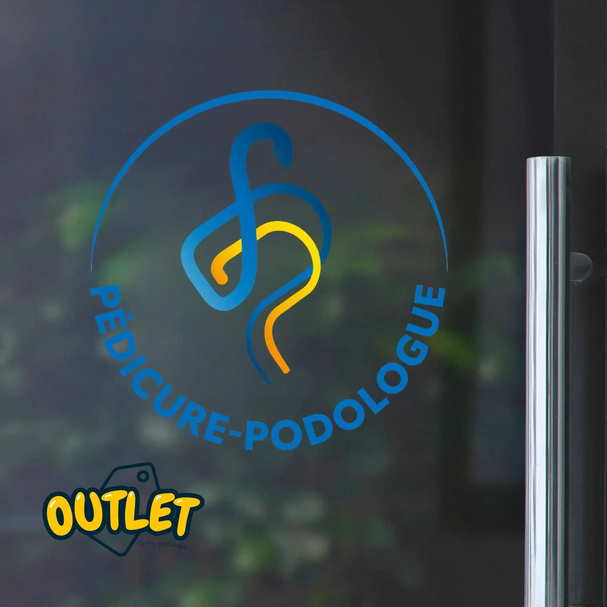 Window sticker Pedicure-Podologist ONPP - For your podiatry practice // Clearance My Podologie 
