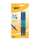 Stylos à bille - bleu medium 1 mm - Soft Feel - 3 pièces - Bic