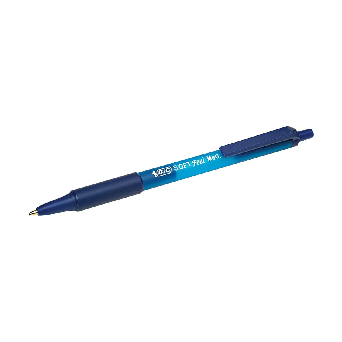 Ballpoint pens - medium blue 1 mm - Soft Feel - 3 pieces - Bic - My Podologie