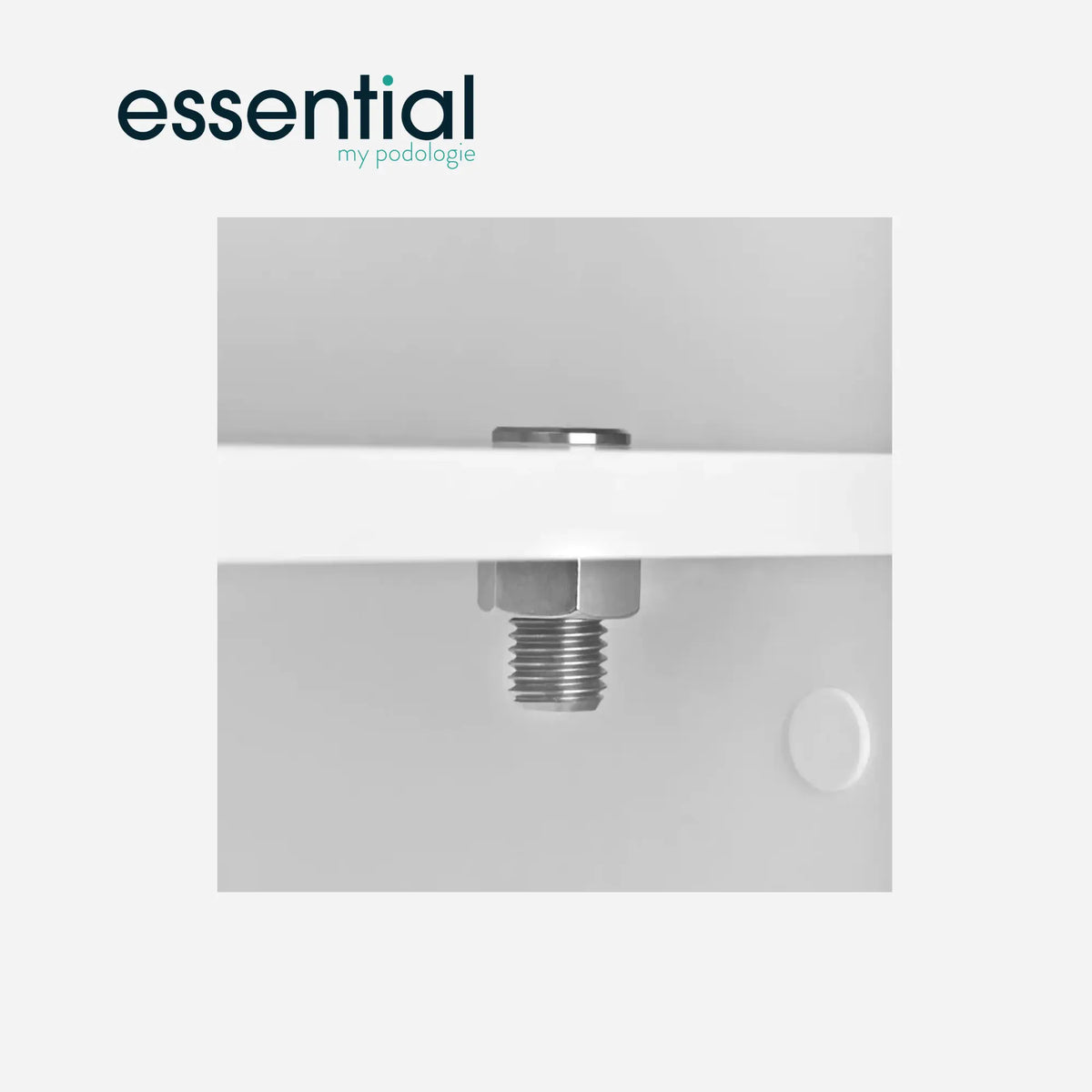 Tubular stainless steel magnifying lamp holder - Essential by My Podologie Essential 