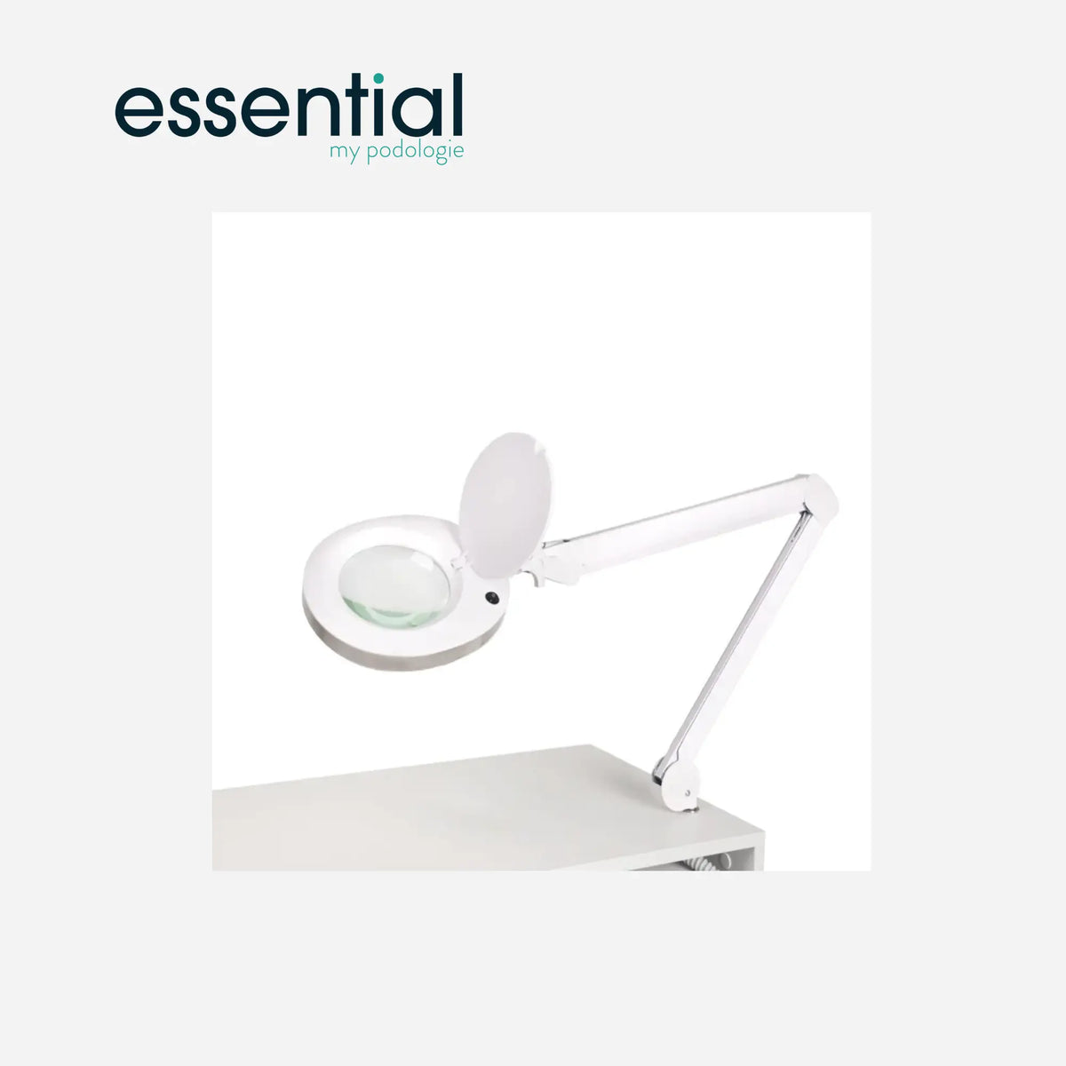 Tubular stainless steel magnifying lamp holder - Essential by My Podologie Essential 