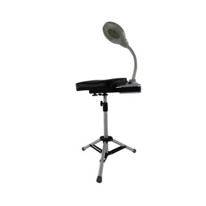 Magnifying lamp holder for footrest at home - My Podologie My Podologie 