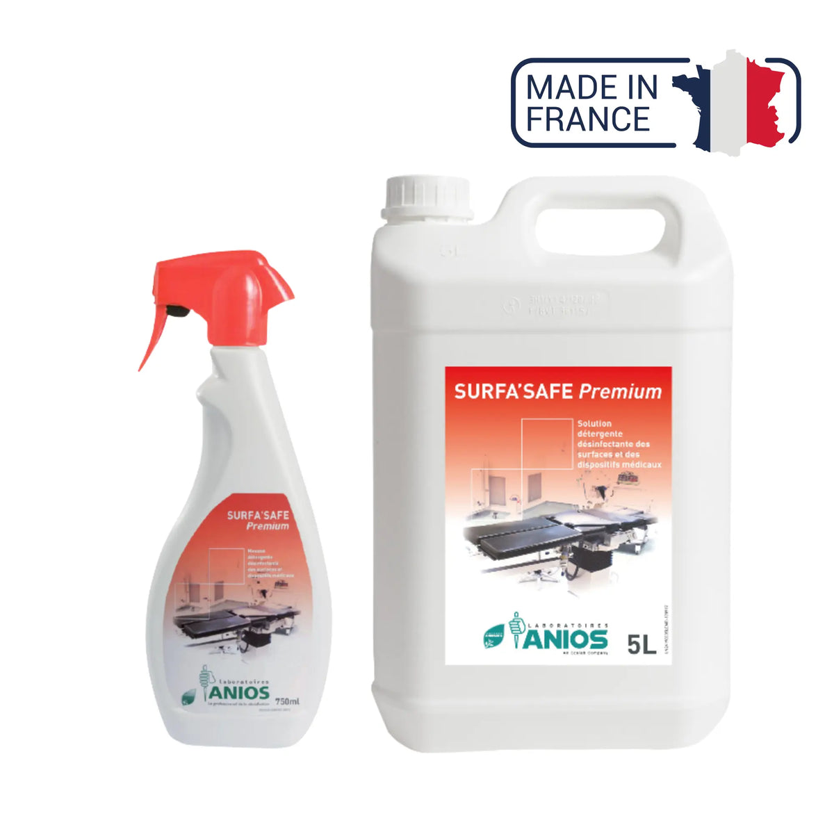 Surfa'safe Premium - Disinfectant detergent foam - Anios Anios 
