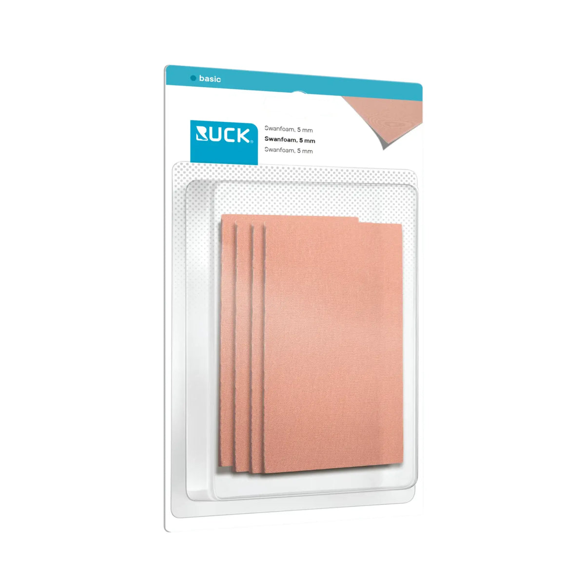 Swan Foam - 4 plates - 7.5 x 11.6 cm - Thickness: 5 mm - Ruck Ruck 