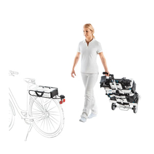 Bicycle transport system for cases - Ruck Ruck 