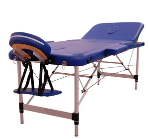 Folding aluminum massage table - Herbitas - My Podologie