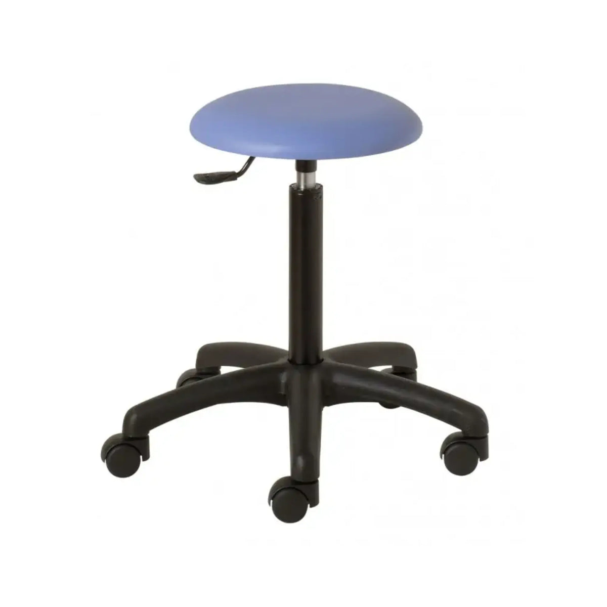 PRISCA ergonomic stool - Black ABS foot - Equipped with 5 casters - My Podologie