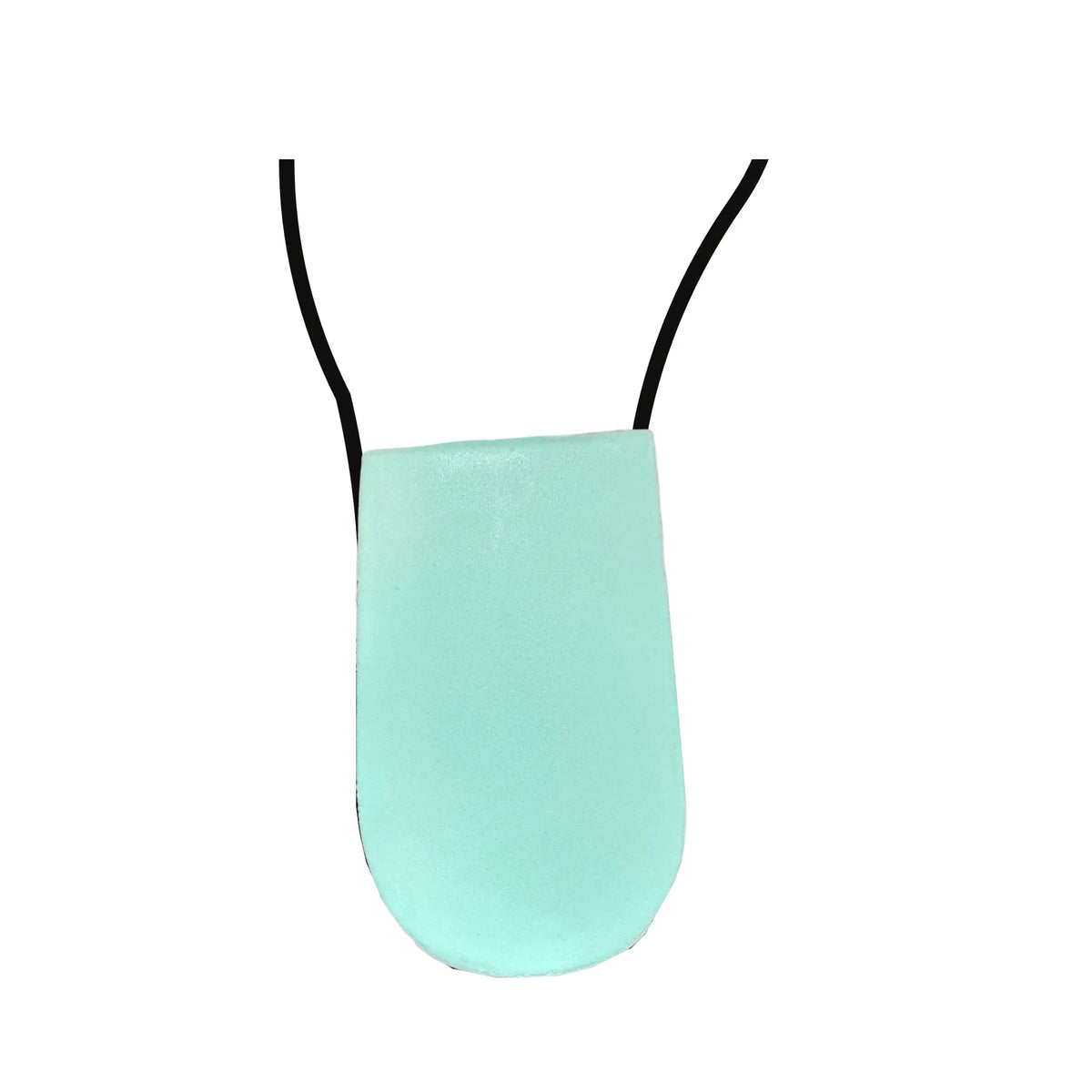 Short latex foam heel cup - Shore 25-35 - 5 mm - Green - My Podologie