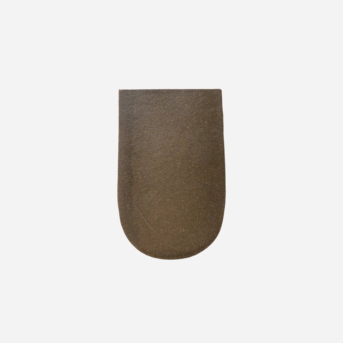Latex and sawdust heel pad - Shore 80-85 - 5 mm - 5 pairs - Brown