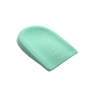 Latex foam heel cup with slight rim around the heel - Shore 25-35 - Green - My Podologie