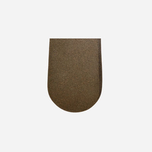 Long latex and sawdust heel cup - Shore 80-85 - 9 mm - 5 pairs - Brown