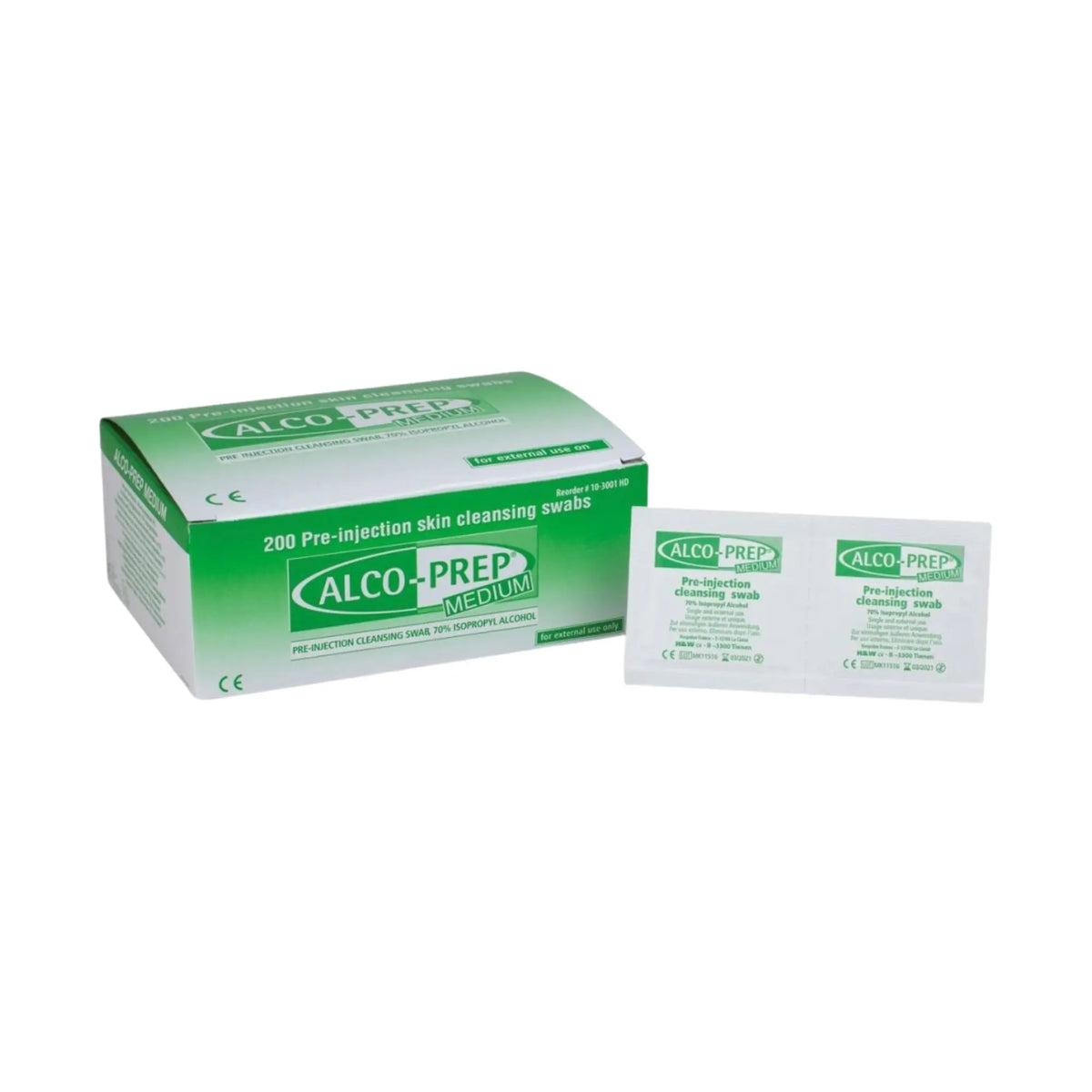 Alco-Prep Alcohol Pad - 2 models - HOSPIDEX Hospidex 