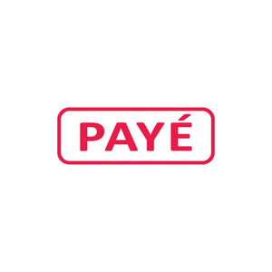 “Paid” ink stamp - red - Trodat My Podiatry 