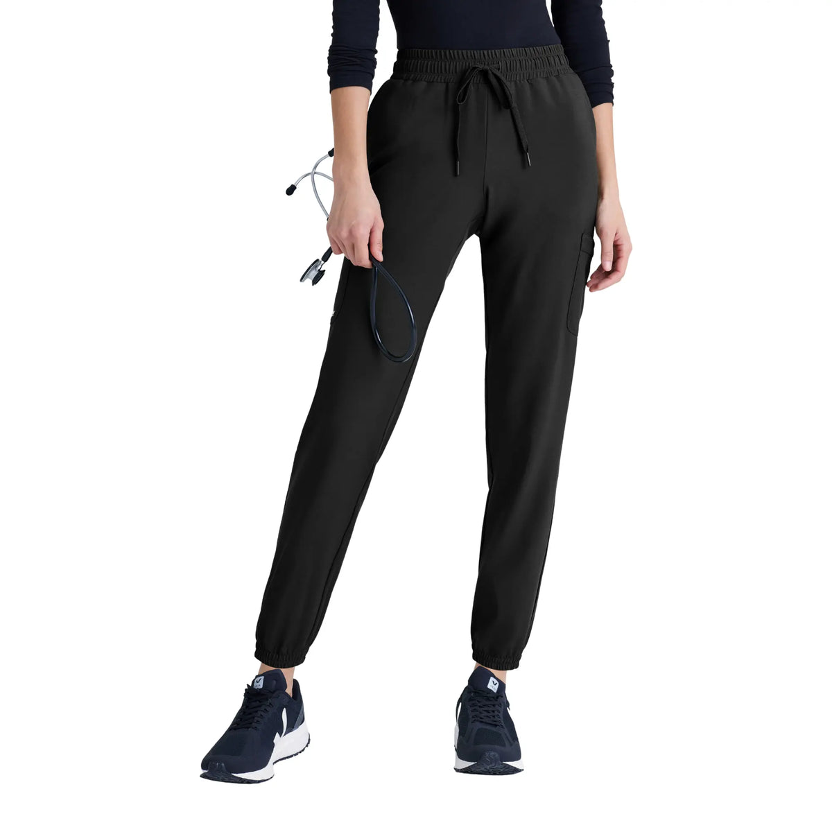 Terra - Drawstring Cargo Joggers - Women - Grey’s Anatomy Evolve Grey’s Anatomy  Black / XL