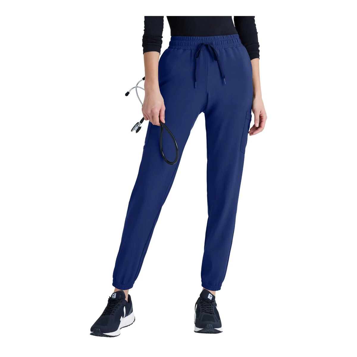 Terra - Drawstring Cargo Joggers - Women - Grey’s Anatomy Evolve Grey’s Anatomy  Navy Blue / XL