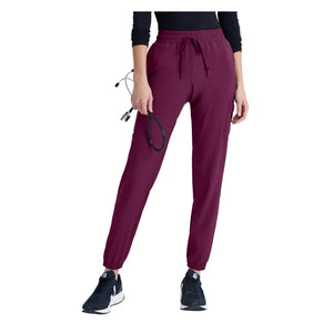 Terra - Drawstring Cargo Joggers - Women - Grey’s Anatomy Evolve Grey’s Anatomy  Burgundy / XL