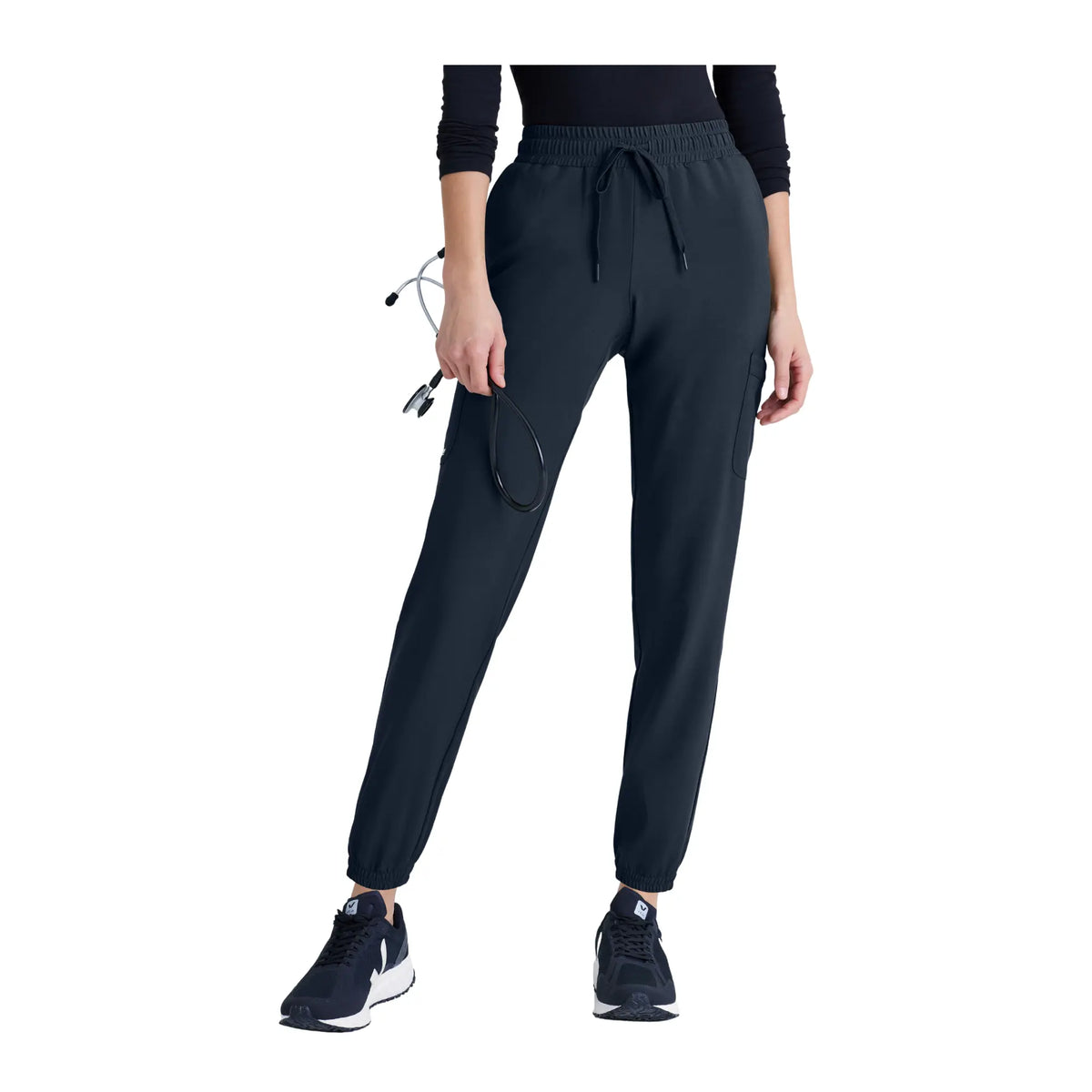 Terra - Cargo joggers with drawstring - Women - Grey’s Anatomy Evolve Grey’s Anatomy  Anthracite Gray / XL