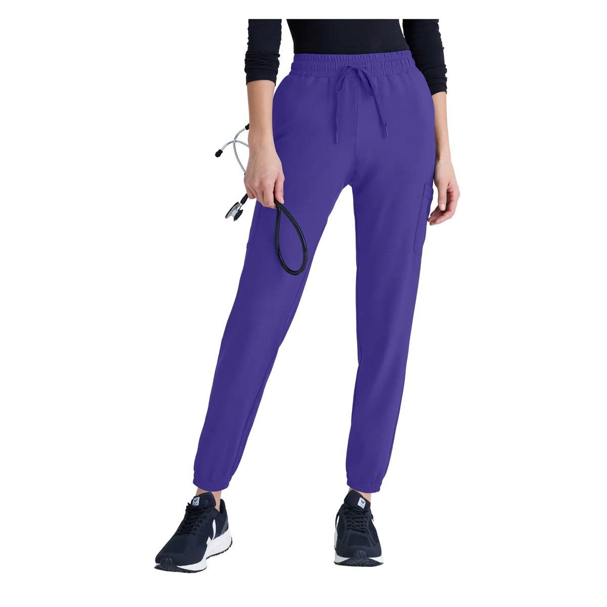 Terra - Drawstring Cargo Joggers - Women - Grey’s Anatomy Evolve Grey’s Anatomy  Raisin / XL