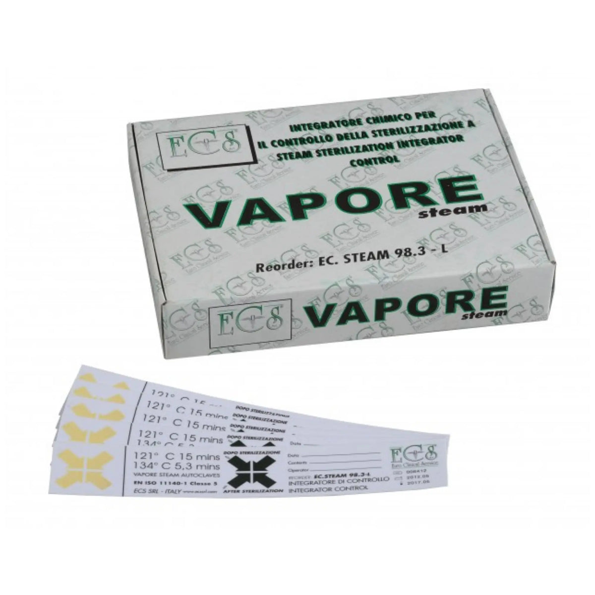VAPORE sterilization tests - Box of 250 indicators - My Podologie