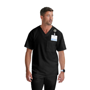 Toronto - Crossover V-neck tunic - Men - Grey’s Anatomy Grey’s Anatomy  Black / XL