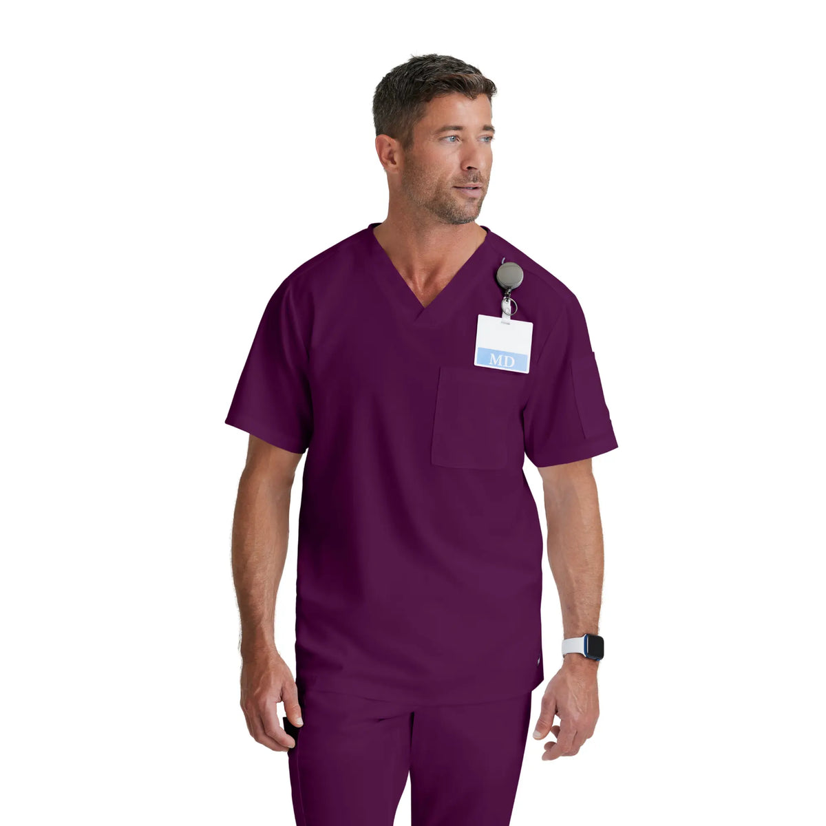 Toronto - Crossover V-neck tunic - Men - Grey’s Anatomy Grey’s Anatomy  Bordeaux / XL