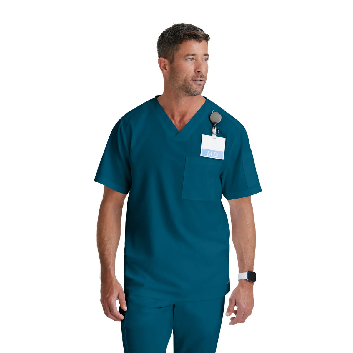 Toronto - Crossover V-neck tunic - Men - Grey’s Anatomy Grey’s Anatomy Bahamas Blue / XL