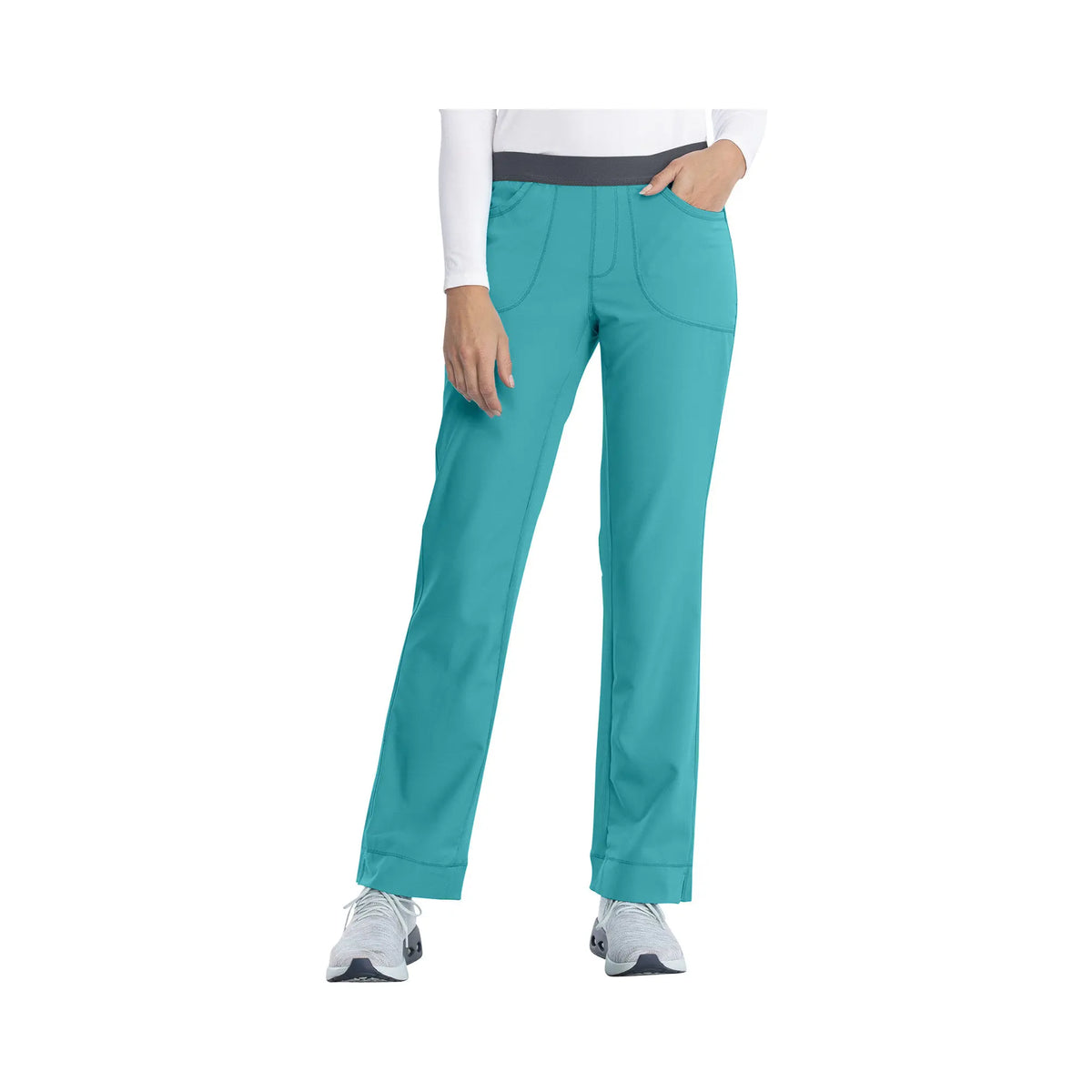Tosse - Slim medical pants - Women - 4 pockets - Cherokee - Color 1 My Podologie  Blue-Caribbean-XXXL
