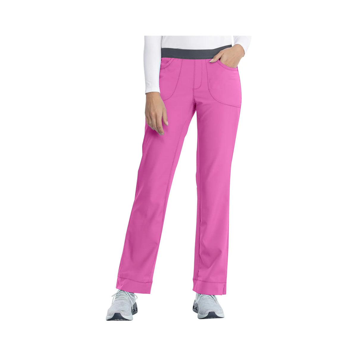Tosse - Slim medical pants - Women - 4 pockets - Cherokee - Color 1 My Podologie  Pink-Carmine-XXXL