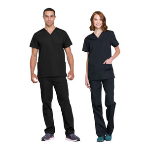 Toulouse - Medical Set - Tunic and Pants - Unisex - Cherokee Cherokee Authentic Workwear  Black / 3XL