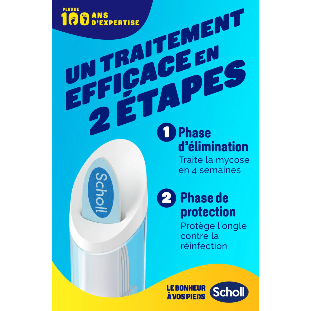 Nail Fungus Treatment - 2 in 1 - 3.8 ml + 5 files - Scholl Scholl 