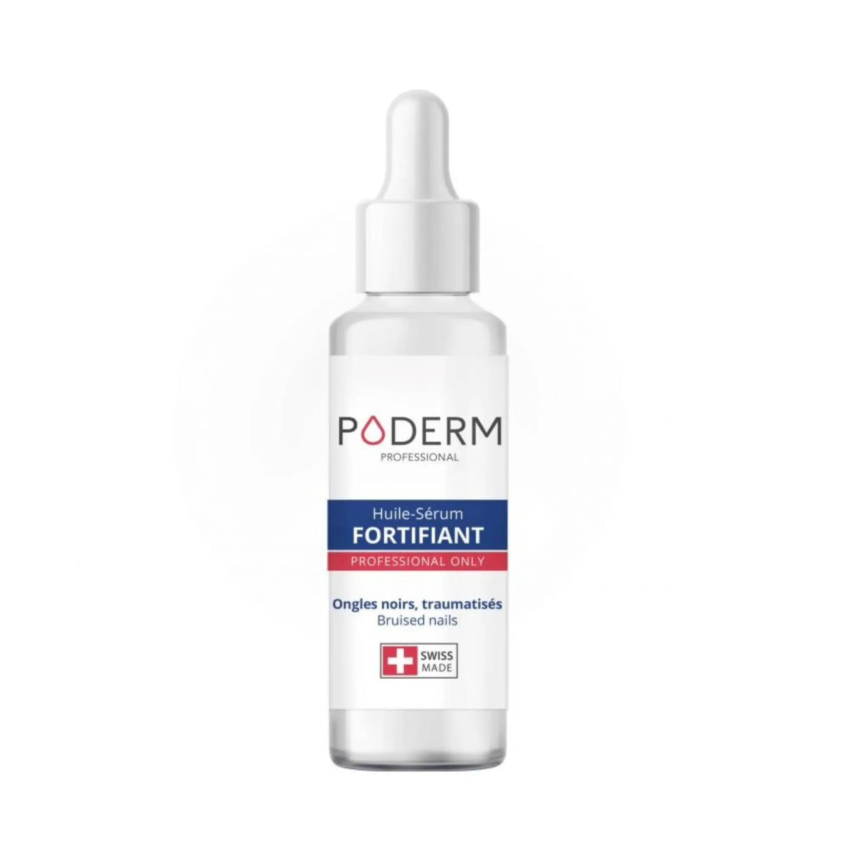 Treatment Black, traumatized nails - 30ml - Strengthening - Application with pipette - Poderm Professional - My Podologie