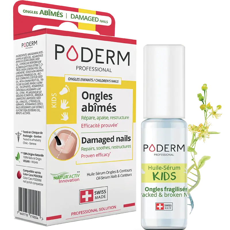 Serum Treatment for Damaged Nails - Children - 8ml - Poderm Professional