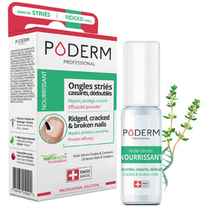 Serum Treatment for Striated, Dry, Brittle Nails - 8ml - Nourishing - Poderm Professional - My Podologie