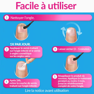 Strong nail fungus treatment in nude color 30ml - Excilor Excilor 