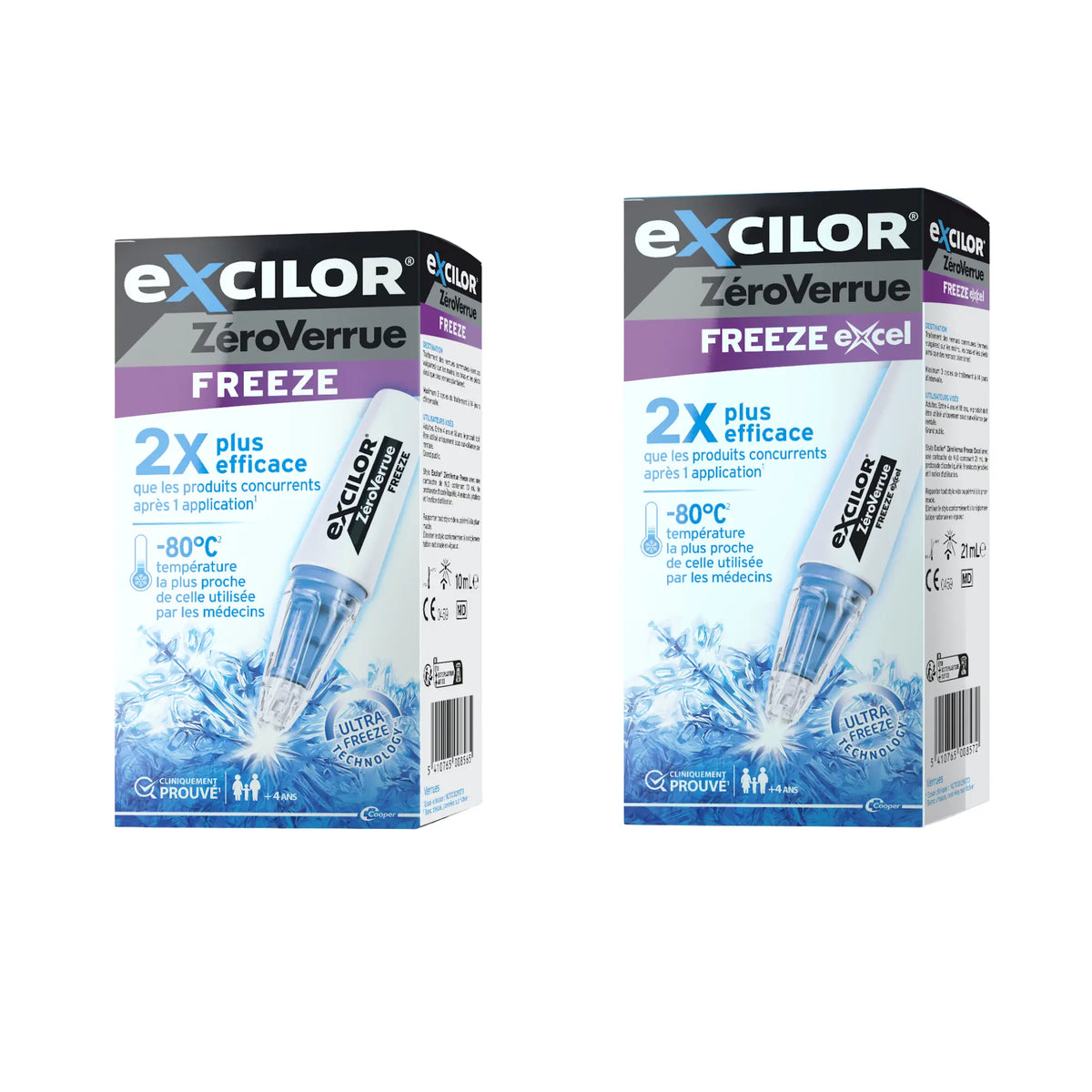 ZéroVerrue Freeze wart treatment - 2 capacities - Excilor Excilor 