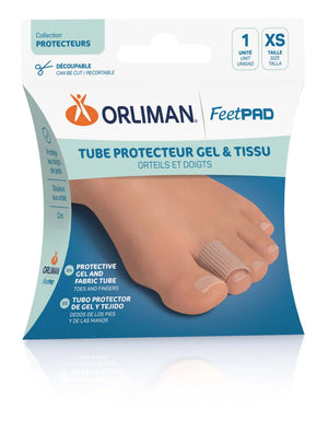 Feetpad Gel And Fabric Toe and Finger Protective Tube - 4 sizes - Orliman - My Podologie