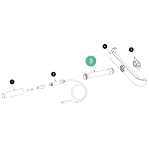 Replacement flexible suction hose - Podolog Nova Pro - 145 cm Ruck 