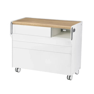 "Room Move" Podiatry Unit - Size L - Ruck Ruck Oak-3-compartment-micromotor-right-No