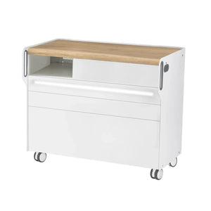 "Room Move" Podiatry Unit - Size L - Ruck Ruck Oak-3-with-LED-micromotor-compartment-on-the-left