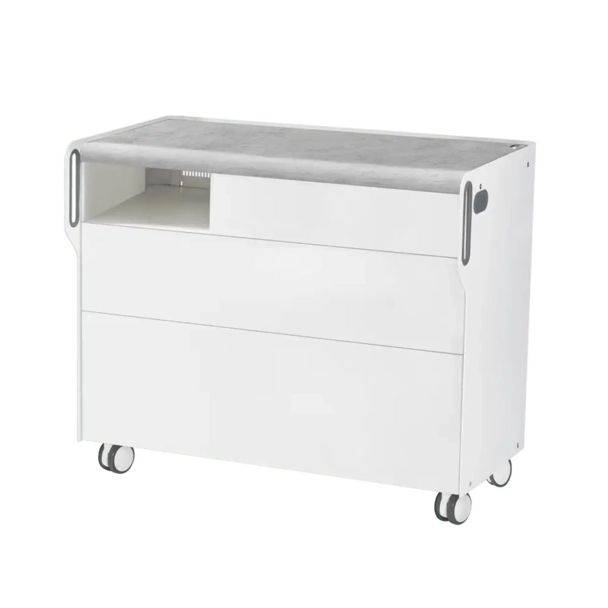 "Room Move" Podiatry Unit - Size L - Ruck Ruck Concrete-2-compartment-micromotor-left-Circle-X