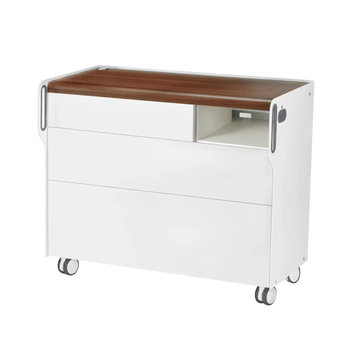 "Room Move" Podiatry Unit - Size L - Ruck Ruck Walnut-2-compartment-micromotor-right-Circle-X