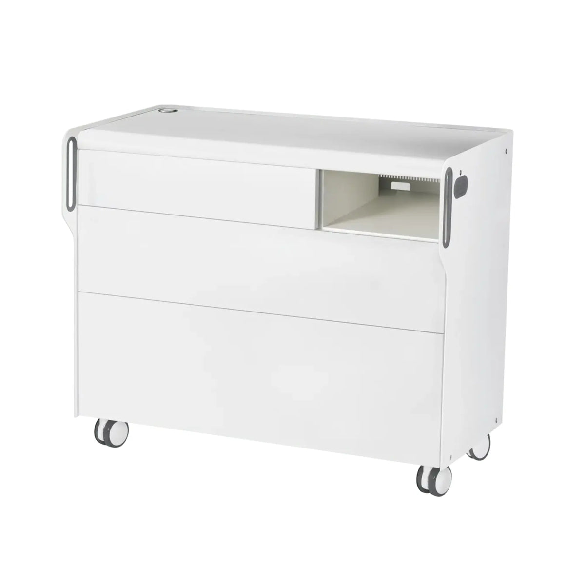 "Room Move" Podiatry Unit - Size L - Ruck Ruck White-2-compartment-micromotor-right-Circle-X