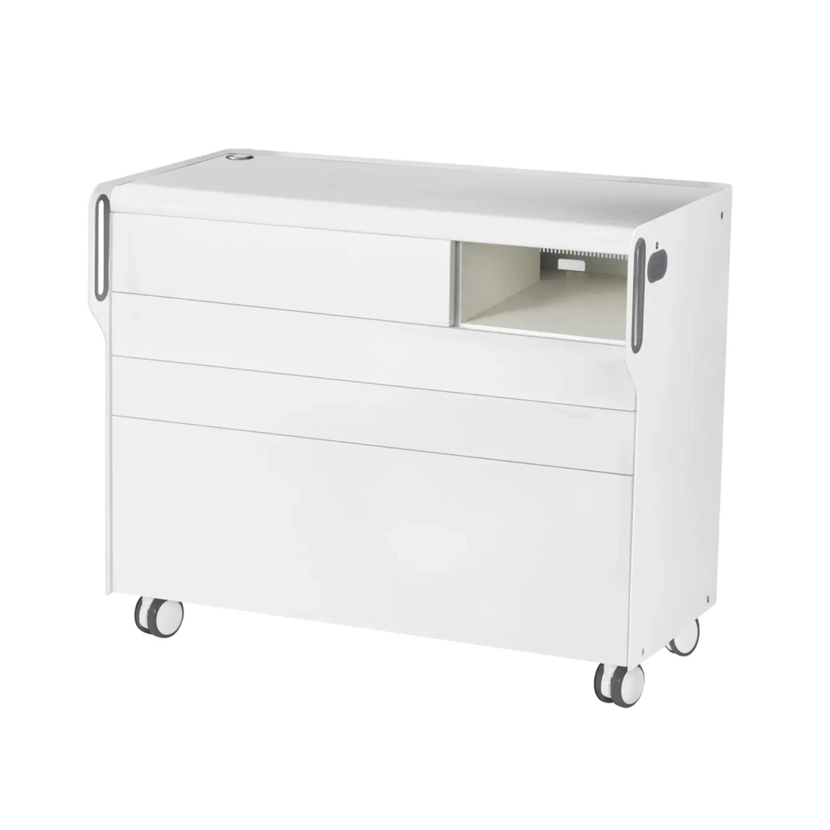 "Room Move" Podiatry Unit - Size L - Ruck Ruck White-3-compartment-micromotor-right-Circle-X