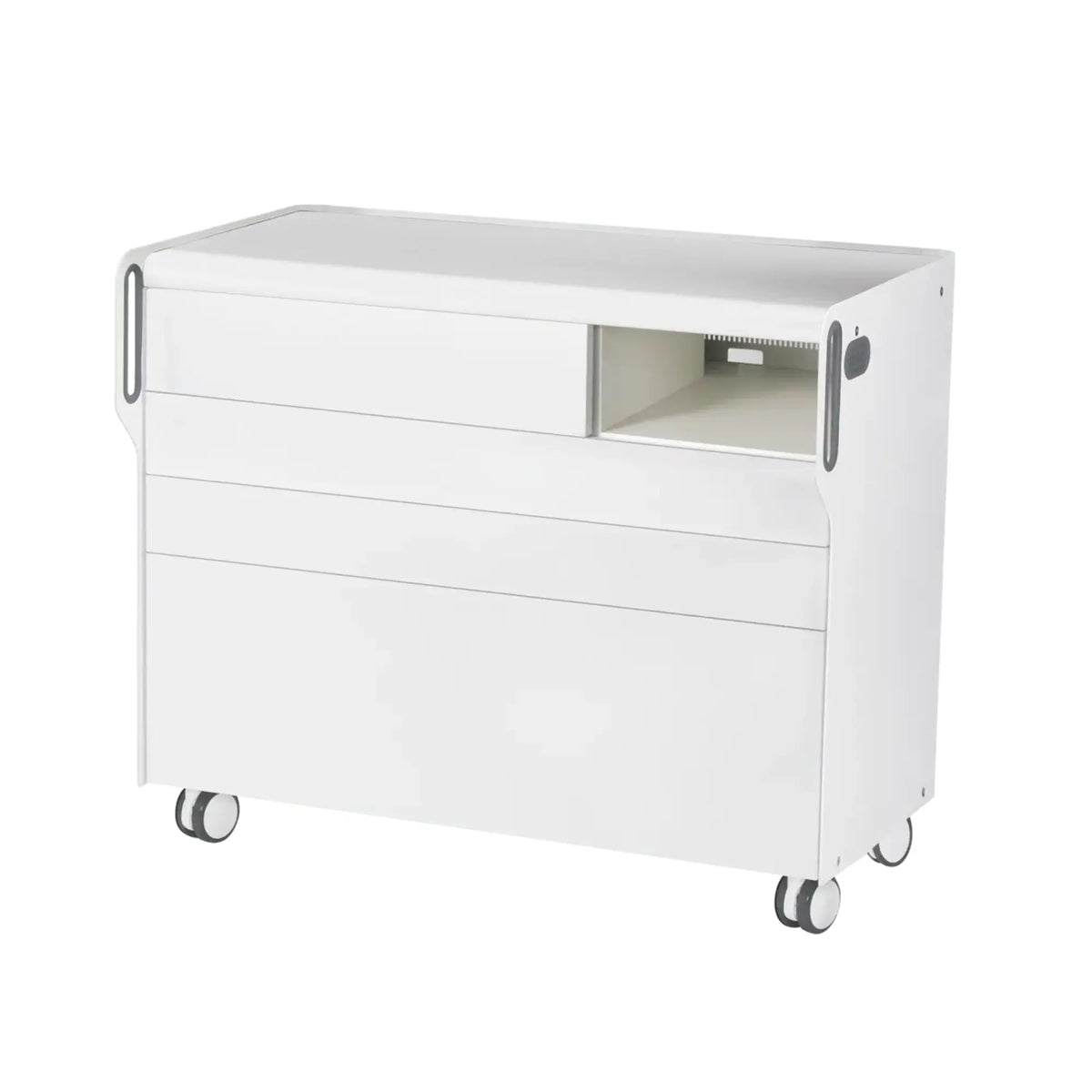 "Room Move" Podiatry Unit - Size L - Ruck Ruck White-3-compartment-micromotor-right-No